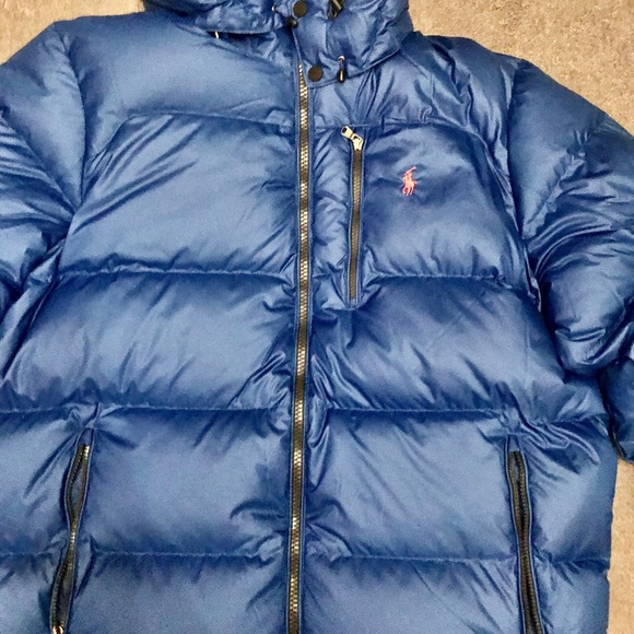 New Polo Water-Repellent Down Jacket, Size XXL - Picture 3 of 8